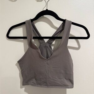 ALO Yoga Women's Grey Sports Bra